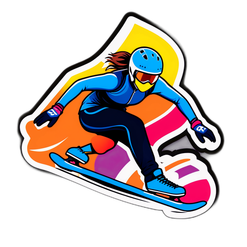 Racing Lippu ja Laskettelija Tarra