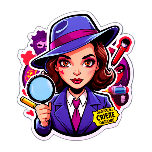 Adesivo di Roberta Bruzzone: Detective Chic