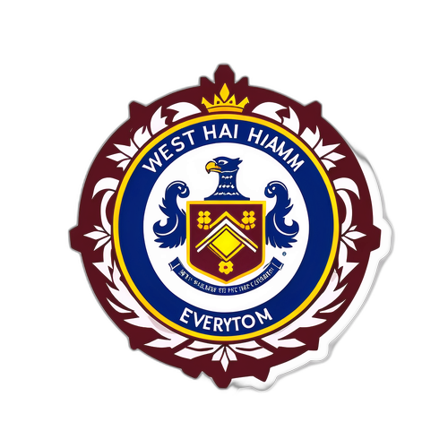 Sticker pentru Fanii Echipei Everton și West Ham
