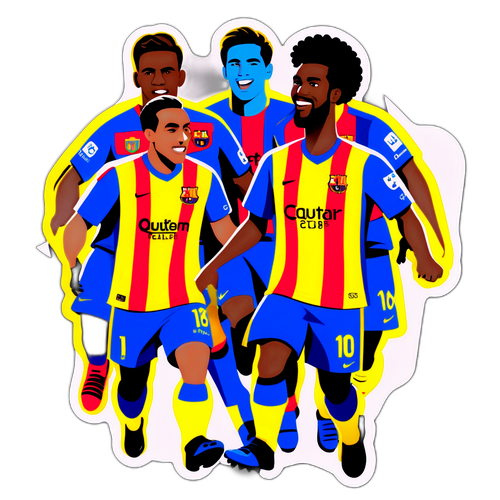 Adesivo per la partita Barcelona SC vs Manta Futbol Club