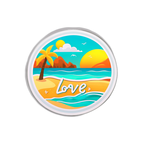 Peisaj romantic la plajă