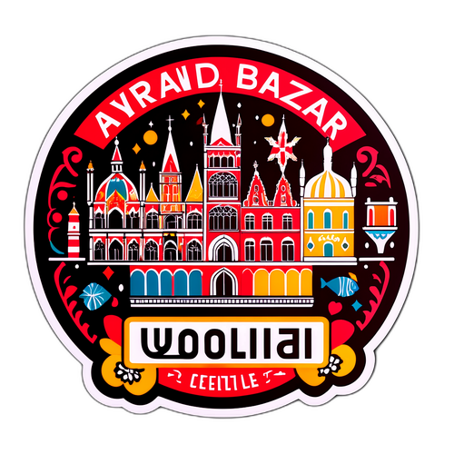 Grand Bazar Antwerpen Sticker