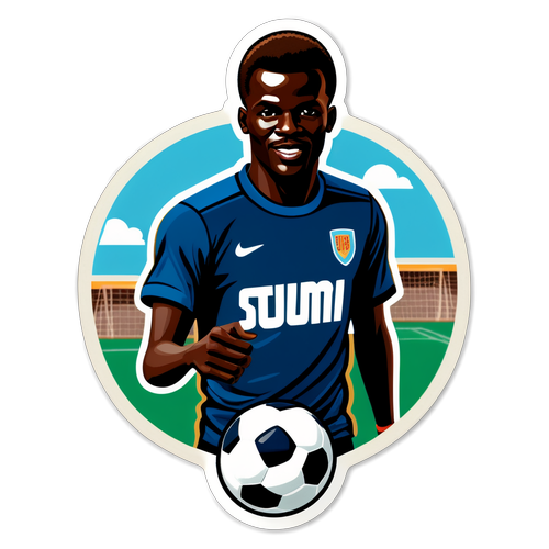 Nostalgisk klistremerke av Lilian Thuram