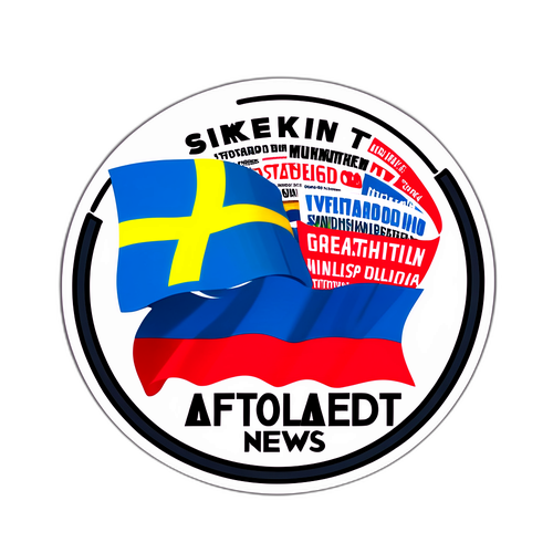 Stylish Aftonbladet Logo Sticker