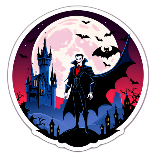 Dracula - L'Amore Perduto: Adesivo Gotico