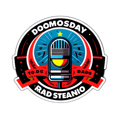 Логотип і слоган радіостанції «Doomsday»