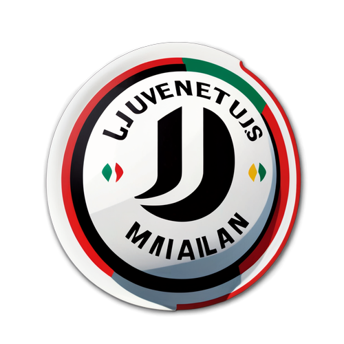 Een dynamische sticker van Juventus – AC Milan