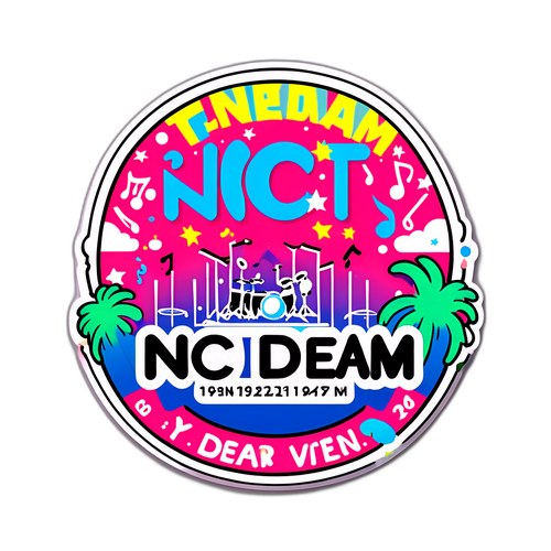 NCT Dream 演唱會紀念貼紙