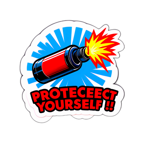 Adesivo de Spray de Pimenta