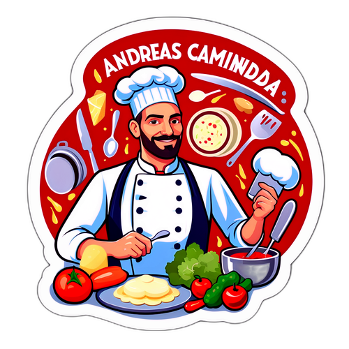 Andreas Caminada Sticker Design