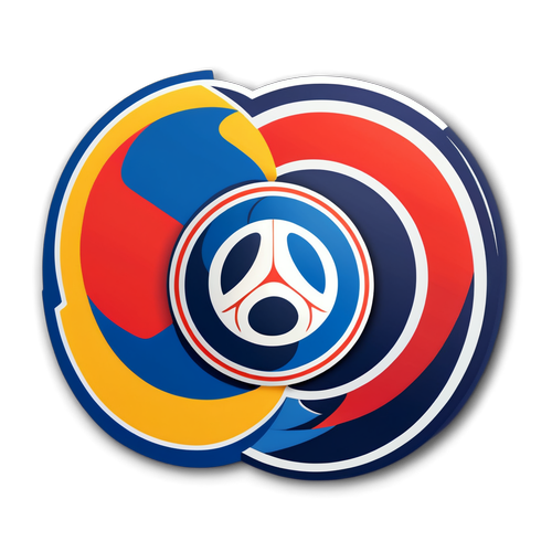 Rekaan Artistik Logo PSG dan Inter Milan