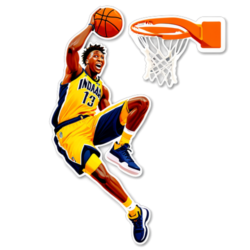 Myles Turner na Nagda-dunk