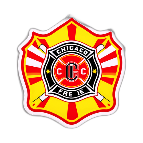 Desain Retro Api Chicago
