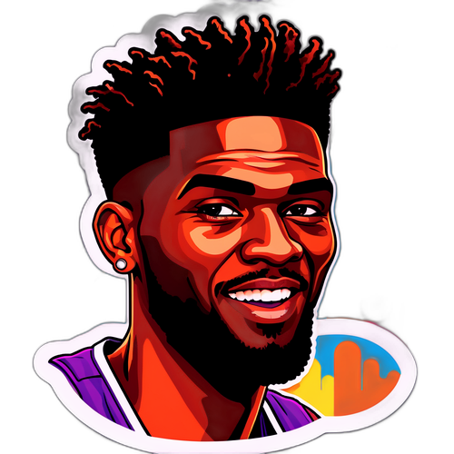 Pop-Art na Disenyo ni Deandre Ayton