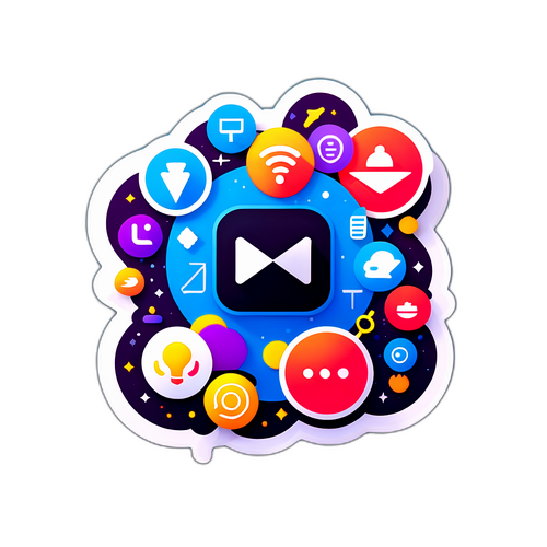 티빙 플랫폼 콘텐츠 아이콘 디자인 스티커