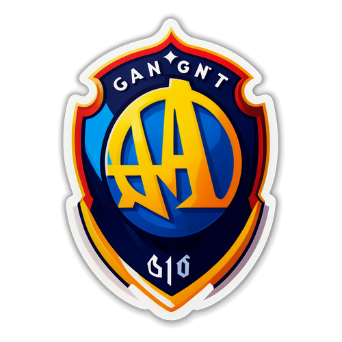 Sticker voor AA Gent