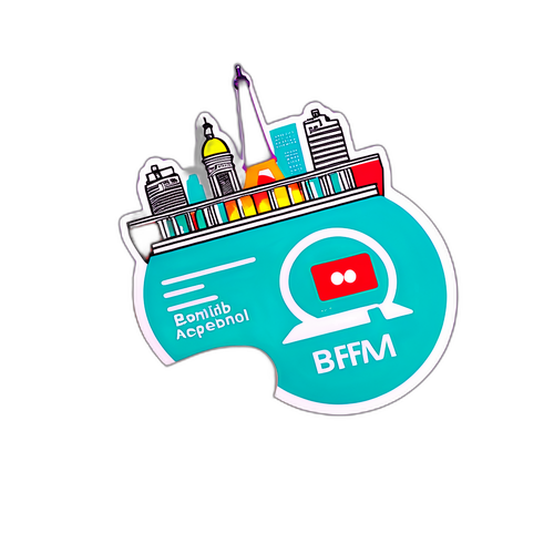 Sticker évoquant BFM Direct