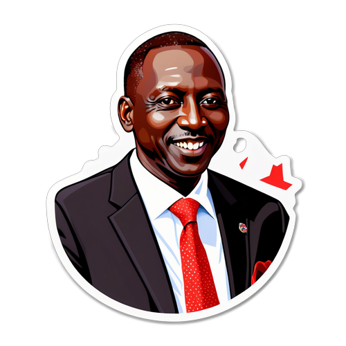 Ruto Akiwa Rais: Fahari ya Kitaifa Katika Picha Kaalamu ya Uongozi!