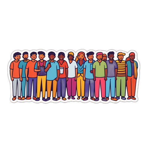 Desain Stiker Antrian KJP yang Ceria