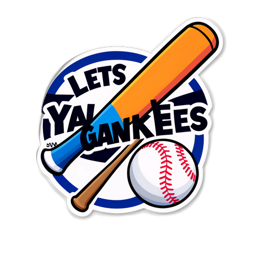Fun Yankees Game Day Sticker