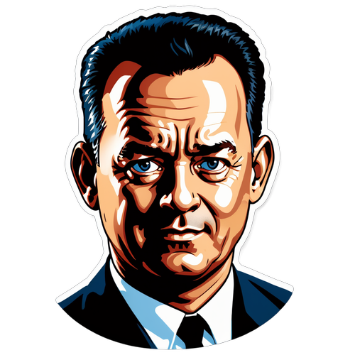 Tom Hanks som Filmikon: En Oemotståndlig Klistermärkeupplevelse!