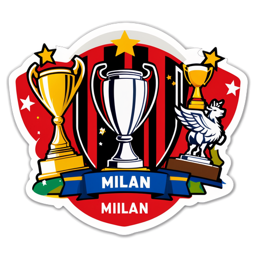 Milan Trophileri Sticker