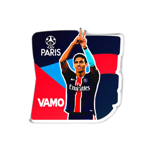 PSG Spieler Sticker: Vamos Paris!
