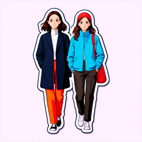 Стикер с новыми коллекциями одежды Uniqlo