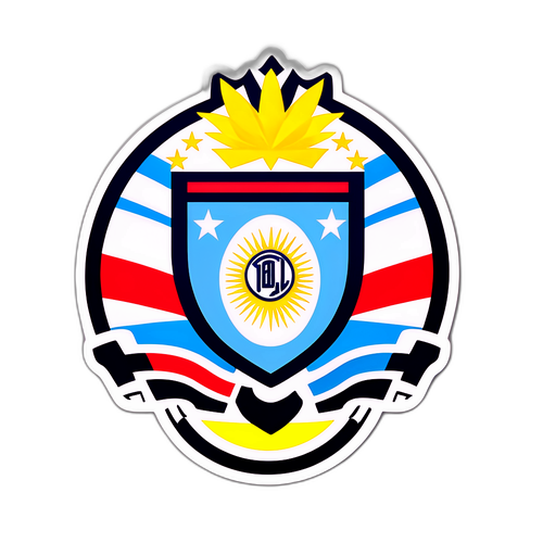 Diseño de una calcomanía de la Liga Argentina