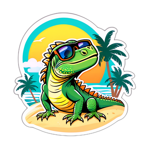 Igüana en la Playa de Punta Cana