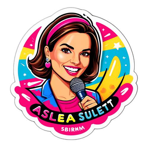 Vibrante sticker van Alessandra Sublet