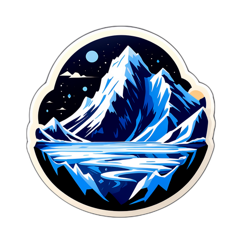 Стикер с изображением Ледника Судного Дня