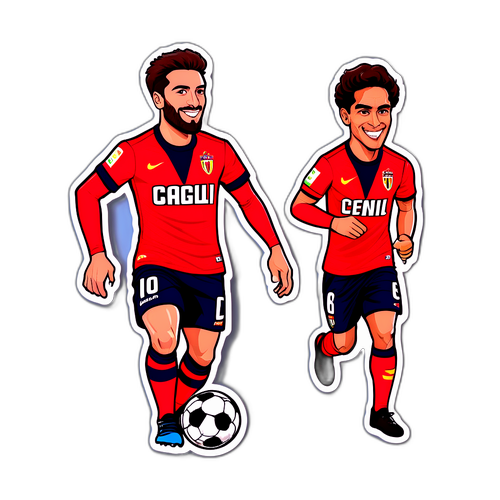 Стикер матчу Кальярі проти Лечче