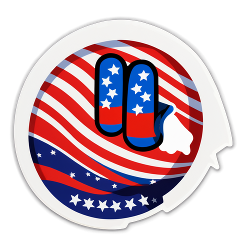 Sticker de Democracia y Voto