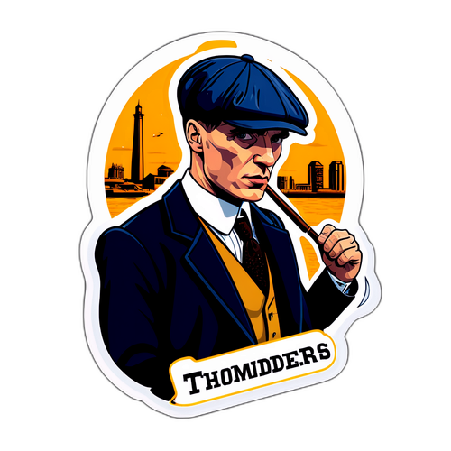 Autocollant de Thomas Shelby de Peaky Blinders