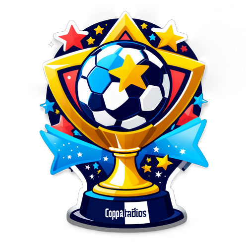Colorful Copa Libertadores Trophy Sticker