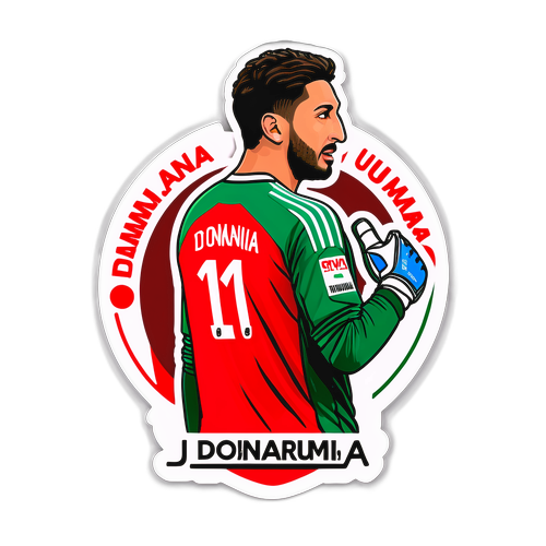 Klasik Kaleci Sticker - Donnarumma İmzası