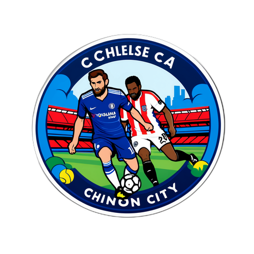 Sticker featuring Chelsea ja Lincoln City ystävyysottelussa