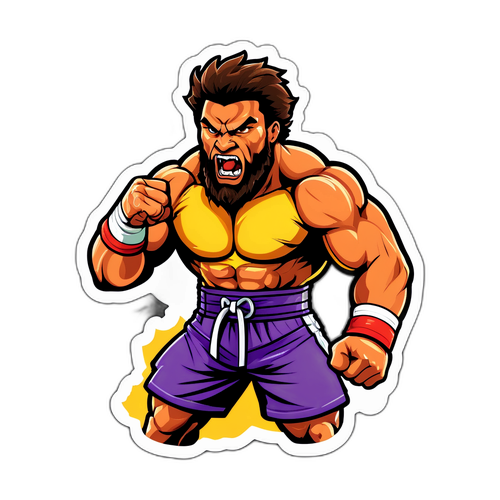 Fierce Fighter Sticker