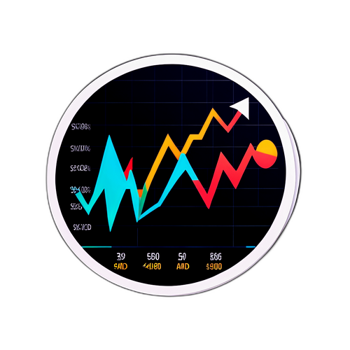 AMD शेयर मूल्य स्टिकर