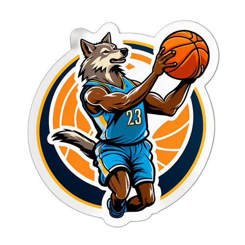Stylize Timberwolves Oyuncusu Dunk Atarken