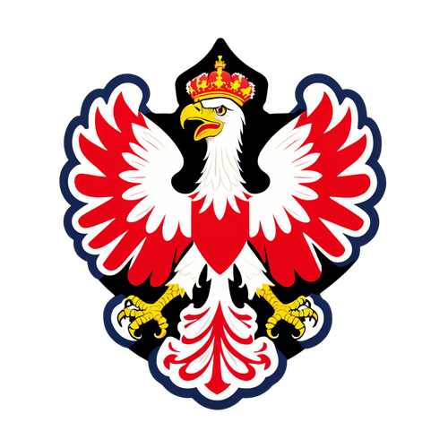Polnischer Adler Aufkleber für den Stolz bei den Präsidentschaftswahlen