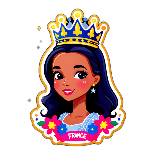 Sticker Fancy per Miss Francia 2026