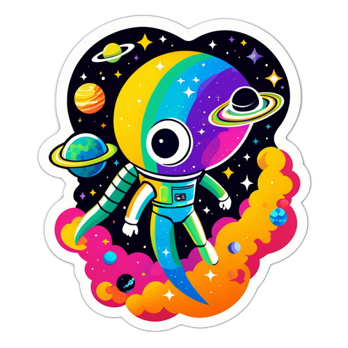 Uzayda Macera Stickerı