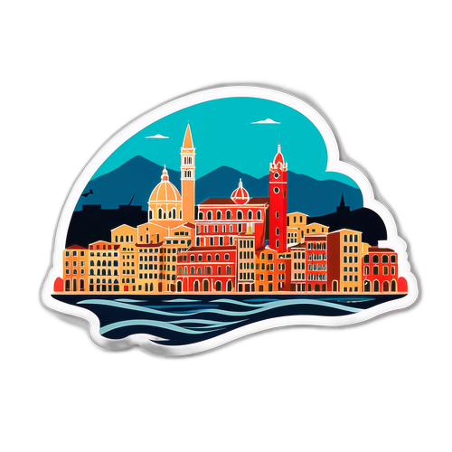 Silhouette Kota Genoa