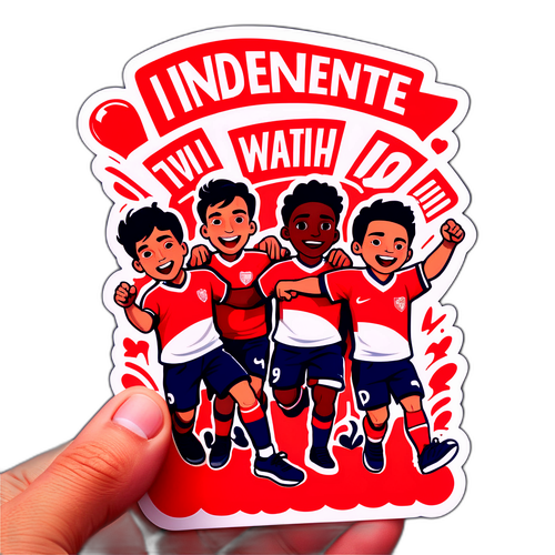 Estudiantes Entusiastas Apoyando a Independiente