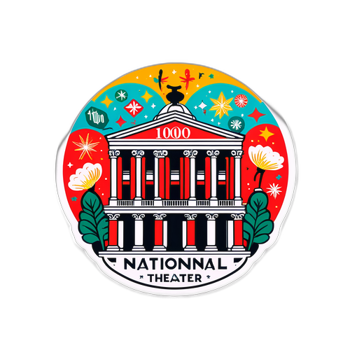 Stickers s oslavou 100. výročí Národního divadla