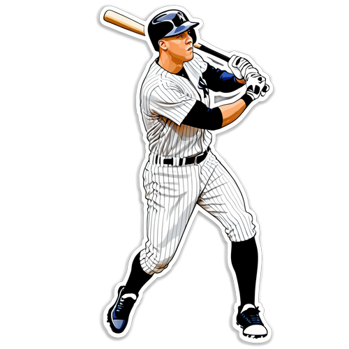 Unstoppable Power: Aaron Judge’s Home Run Celebration Sticker That Every Fan Needs!