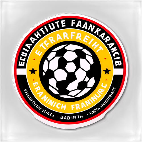 Eintracht Frankfurt: Entdecke die faszinierende Welt des Stadions mit diesem kreativen Sticker!