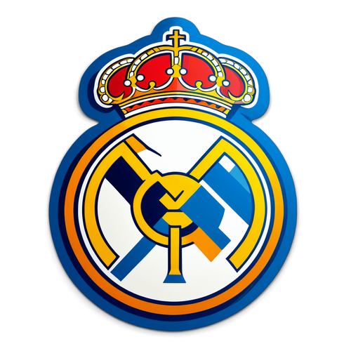 Retro Design, Velká Liga: Objevte Úžasný Stickers s Real Madrid!